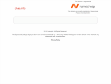Tablet Screenshot of chaa.info